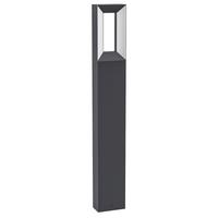 Außenstehleuchte Riforano 5w Aluminium, Kunststoff - Schwarz/Weiß, Design, Kunststoff/Metall (11/6/77cm) - Eglo