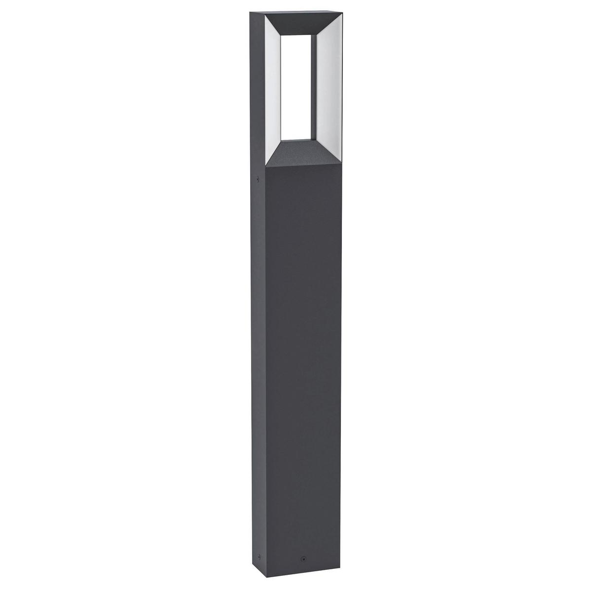 Außenstehleuchte Riforano 5w Aluminium, Kunststoff - Schwarz/Weiß, Design, Kunststoff/Metall (11/6/77cm) - Eglo