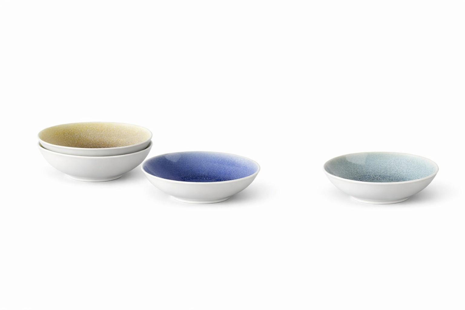 SADA MÍS 24965 CALDERA MIX, POKE BOWL - svetlomodrá/jantárová, Basics, keramika (22,5/6cm) - Creatable