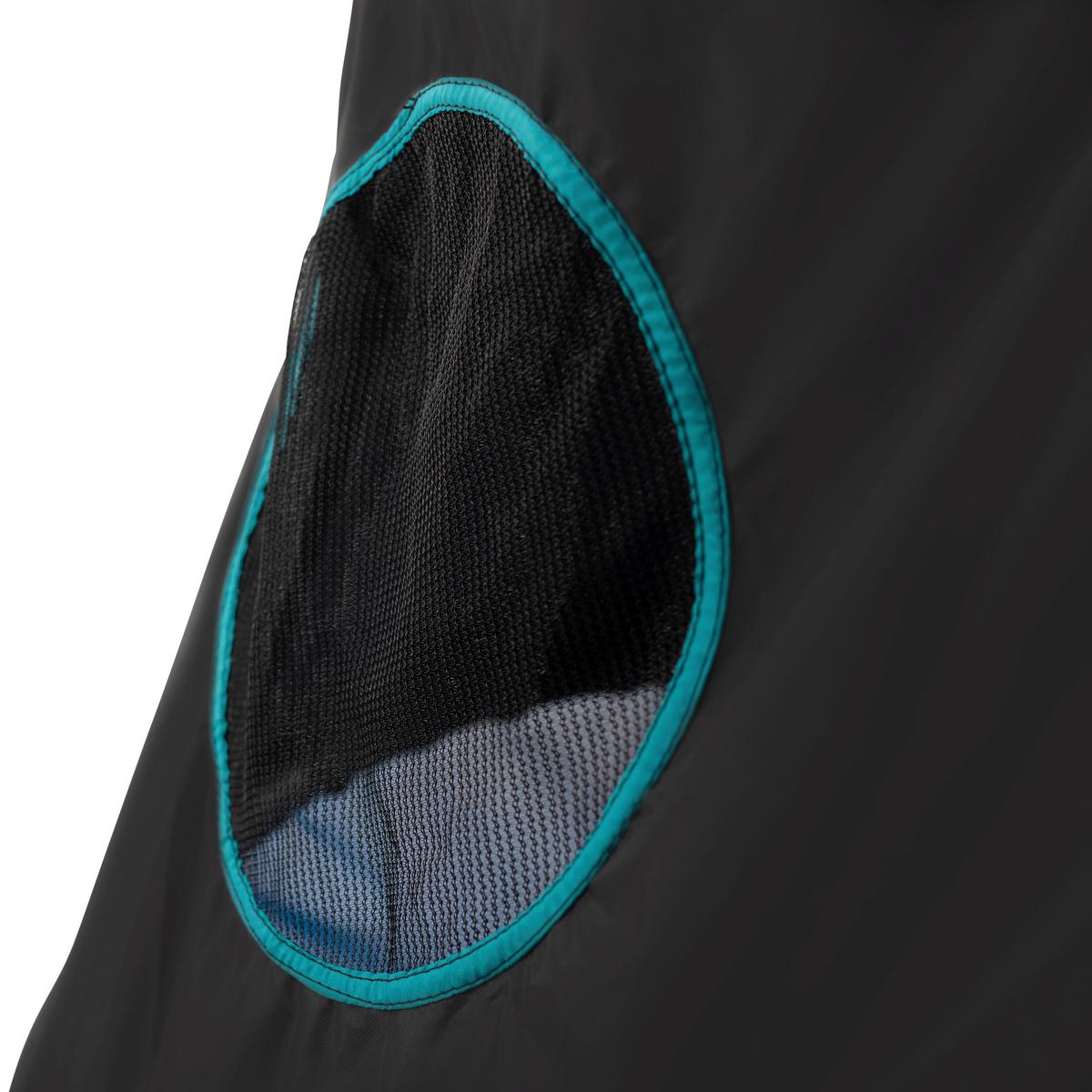 Klettergerüst Ufo Schwarz, B/H/T: 217x201x120cm - Schwarz, KONVENTIONELL, Textil/Metall (217/201/120cm)