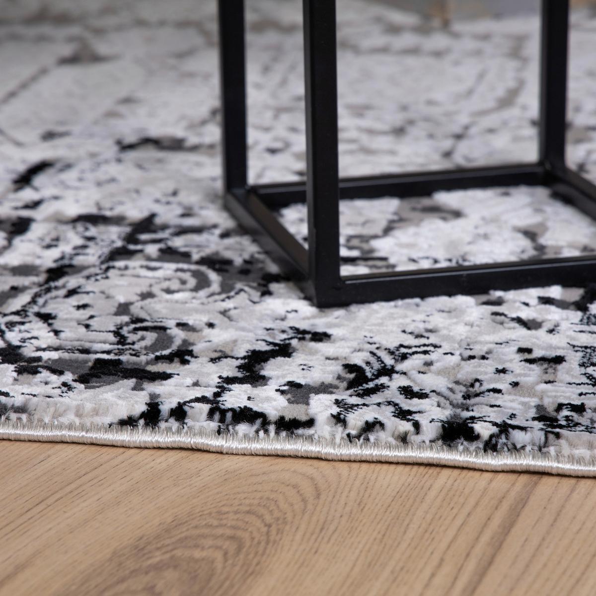 Webteppich My Phoenix - Beige/Schwarz, LIFESTYLE, Textil (120/170cm) - Obsession