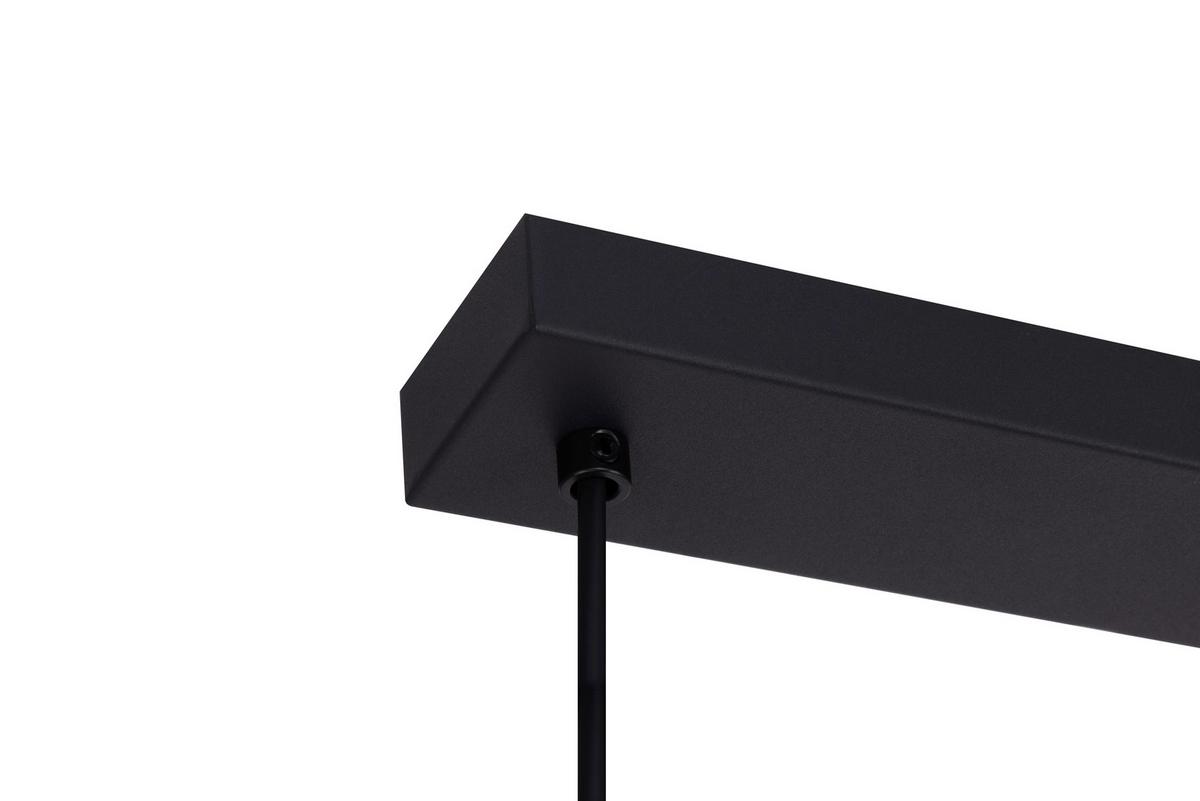 Hängeleuchte Sketi - Schwarz, MODERN, Metall (78/20,5/120cm)