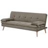 Schlafsofa Armano Braun B: 190 Cm - Braun/Naturfarben, Basics, Holz/Textil (190/83/87cm) - P & B