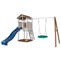 Spielturm Axi Beach Tower - Blau/Braun, KONVENTIONELL, Holz (356,6/241,9/349cm) - Ambia Garden