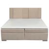Boxbett Dolly 180x200 Cm - Silberfarben/Creme, Basics, Holzwerkstoff/Textil (180/200cm) - Livetastic