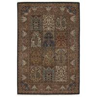 Orientalischer Webteppich Blau/Braun Sonam 60x90 cm - Blau/Braun, Basics, Textil (60/90cm) - Cazaris