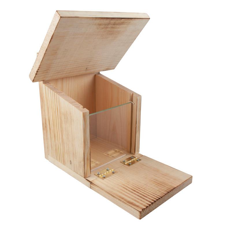 Vogelhaus Mit Klappbaren Boden - Naturfarben, Basics, Holz (22/17/18cm)
