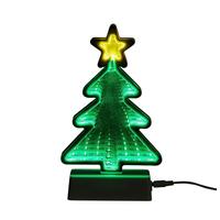 LED-DEKOLEUCHTE CHRISTMAS TREE - Transparent/Weiß, Basics, Kunststoff (13,2/4,6/22,8cm) - James Wood