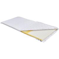 Topper Medisan Polly 140x200 Polyurethanschaumkern 7 Zonen - Weiß, MODERN, Textil (140/200cm) - FAN