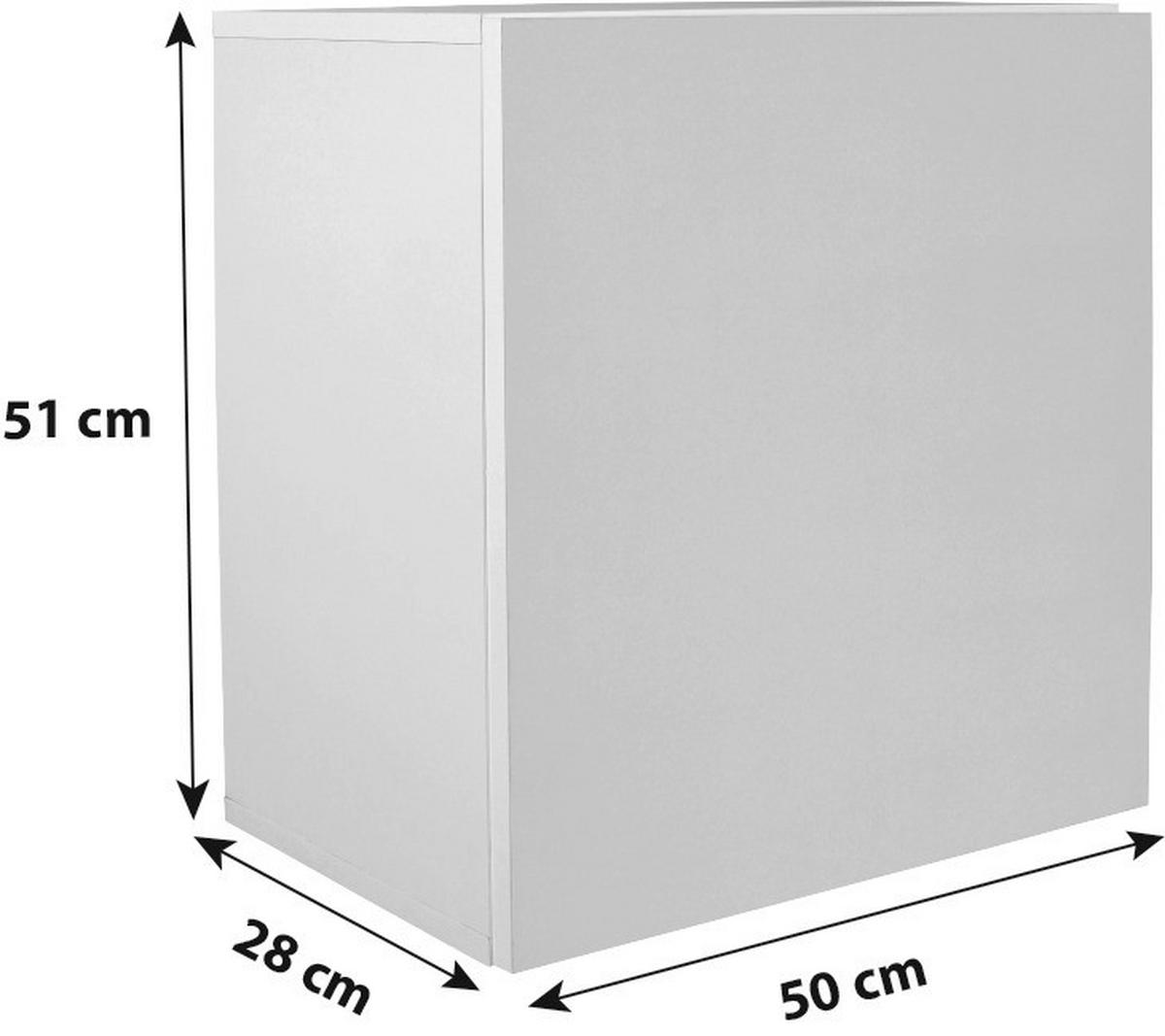 Hängelement Geno B: 50 Cm Betonoptik - Grau, MODERN, Holzwerkstoff (50/51/28cm)