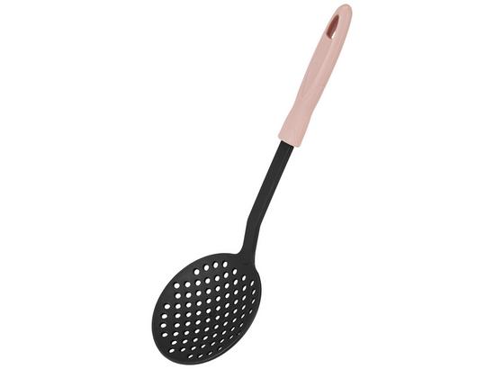 Abseihlöffel Tore L: 33,5 cm - Schwarz/Rosa, KONVENTIONELL, Kunststoff (33,5cm) - Ombra Abseihlöffel Tore L: 33,5 cm - Schwarz/Rosa, KONVENTIONELL, Kunststoff (33,5cm) - Ombra