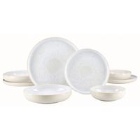 Tafelserviceset YUKi Steinzeug, Weiß, 8 -Teilig. - Weiß, Basics, Keramik - Creatable