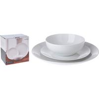 Tafelservice Weiß Für 4 Personen, 12tlg. - Weiß, Basics, Keramik (28,3/20/28,5cm)