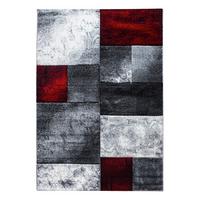 Flachwebteppich Hawaii - Rot, Design, Textil (280/370cm) - Novel