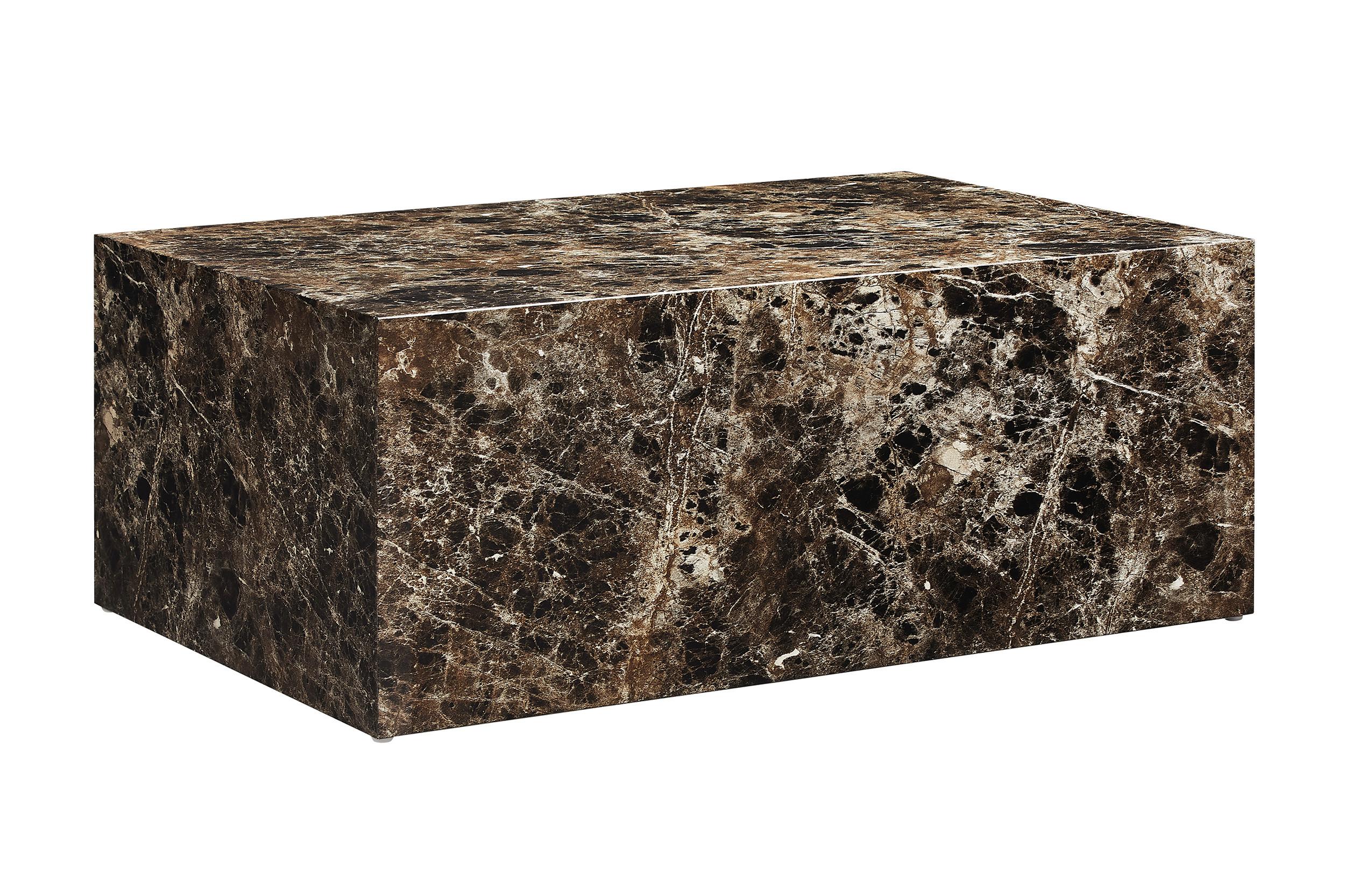 Couchtisch Braun B: 60 Cm - Braun, Design, Holzwerkstoff (90/60/35cm) - Livetastic