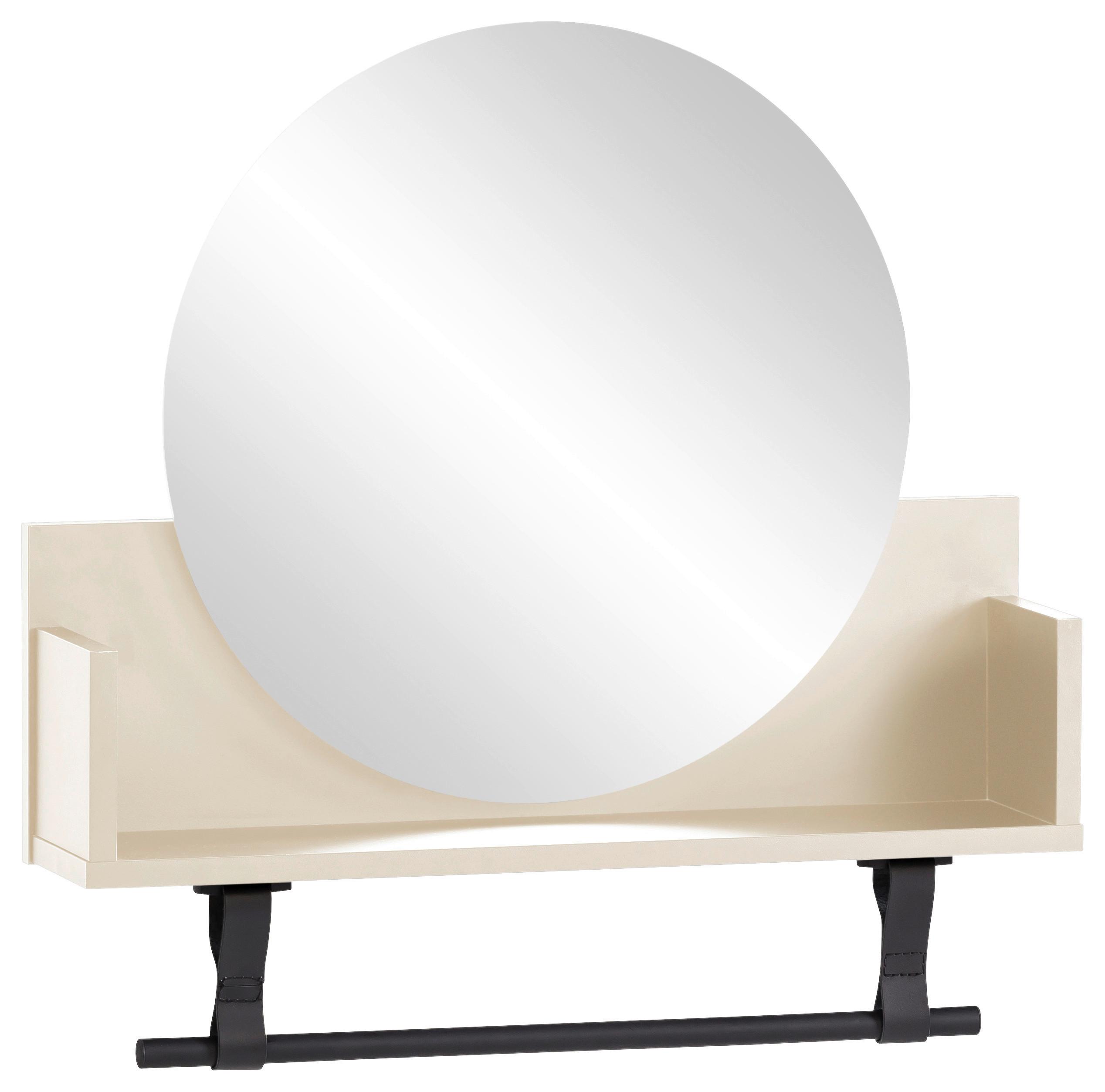 Wandregal Lovund, Beige B: 59,8 Cm - Beige, Design, Holzwerkstoff (59,8/59/13,5cm) - MID.YOU