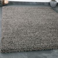 Hochflor Teppich Anthrazit Prime 80x150 Cm - Anthrazit, MODERN, Textil (80/150cm)