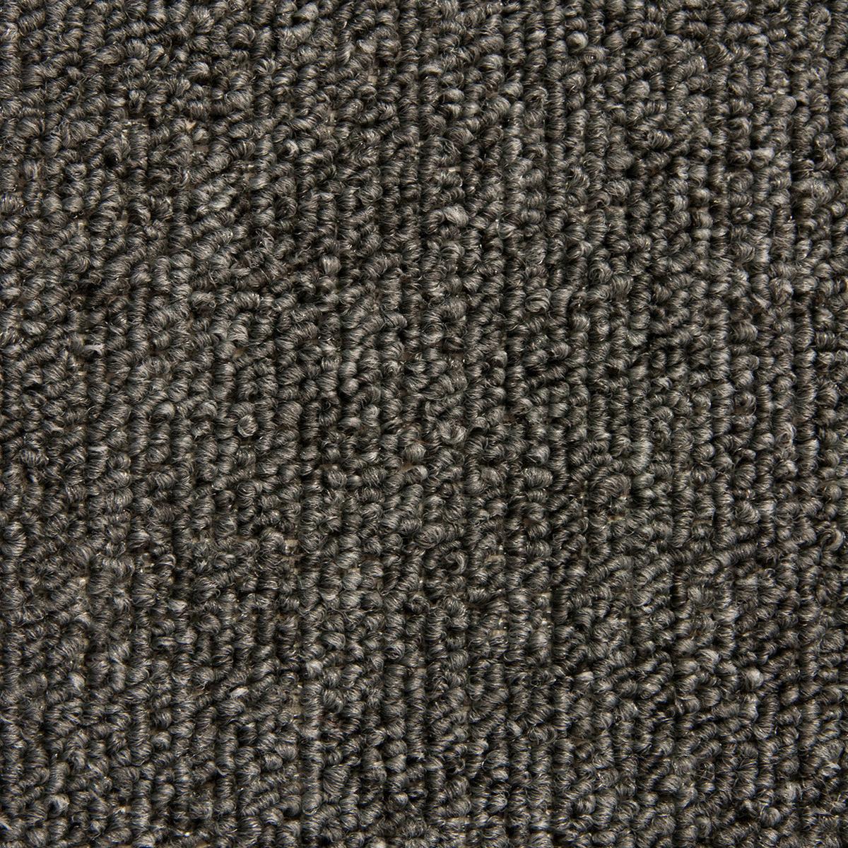 Teppichfliese Grau Astra 50x50 Cm Florhöhe 3 Mm - Grau, Basics, Textil (50/50cm)