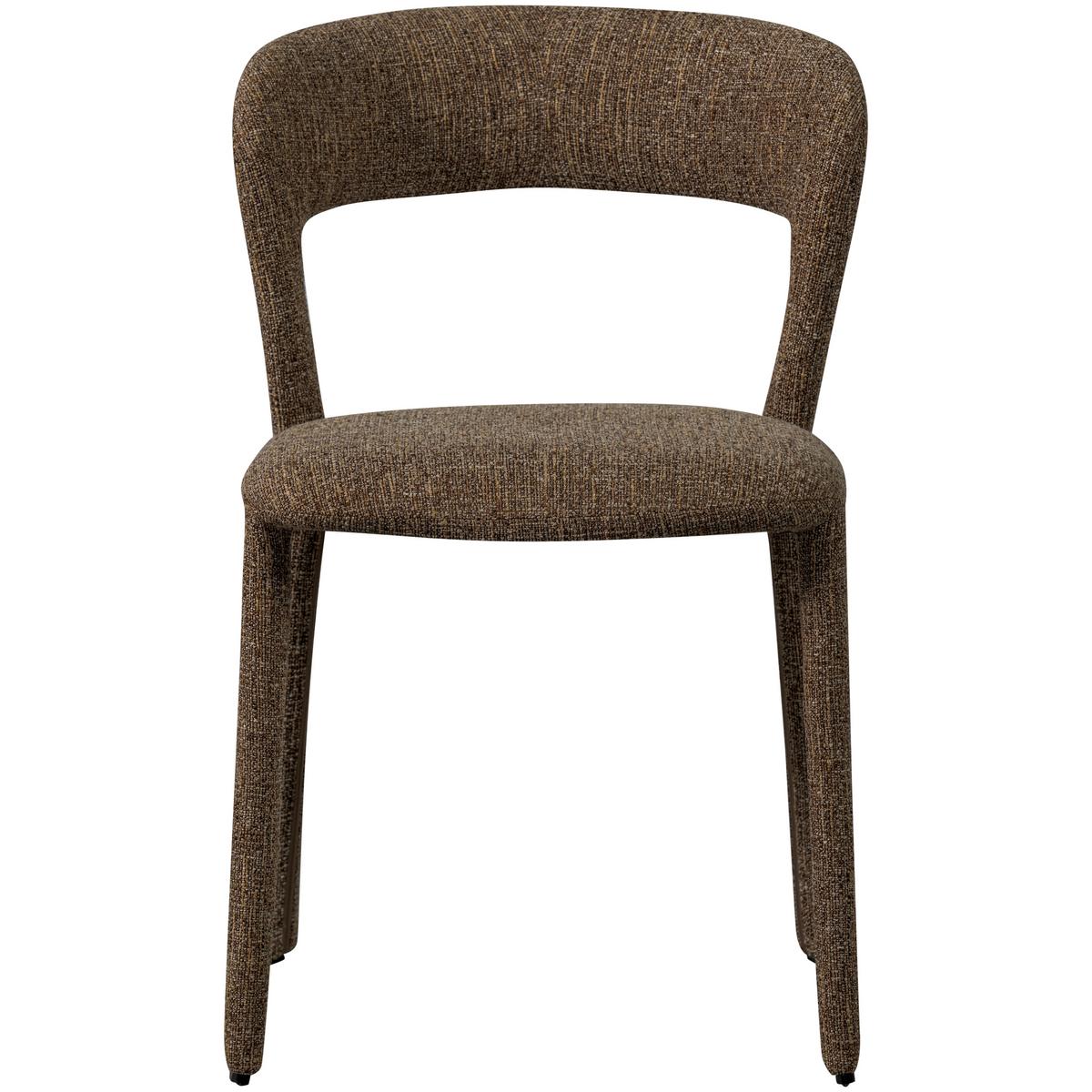 Stuhl-Set Noble Braun B: 51cm - Braun, MODERN, Textil (51/76/56cm) - Livetastic