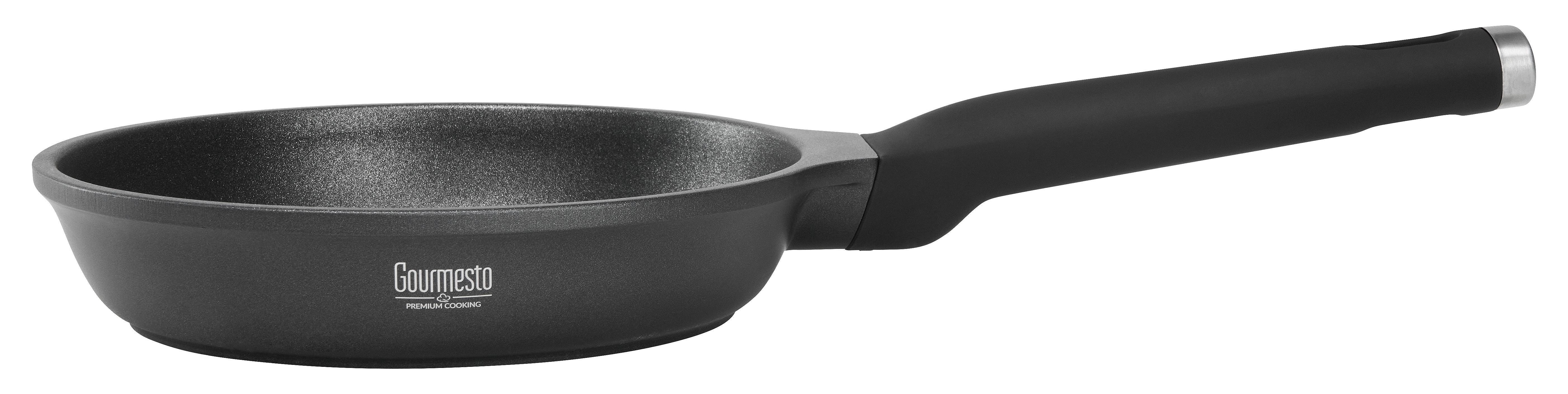 Panvica Black Line, Ø: 20cm - čierna, Konventionell, kov/plast (20/4,5cm) - Gourmesto