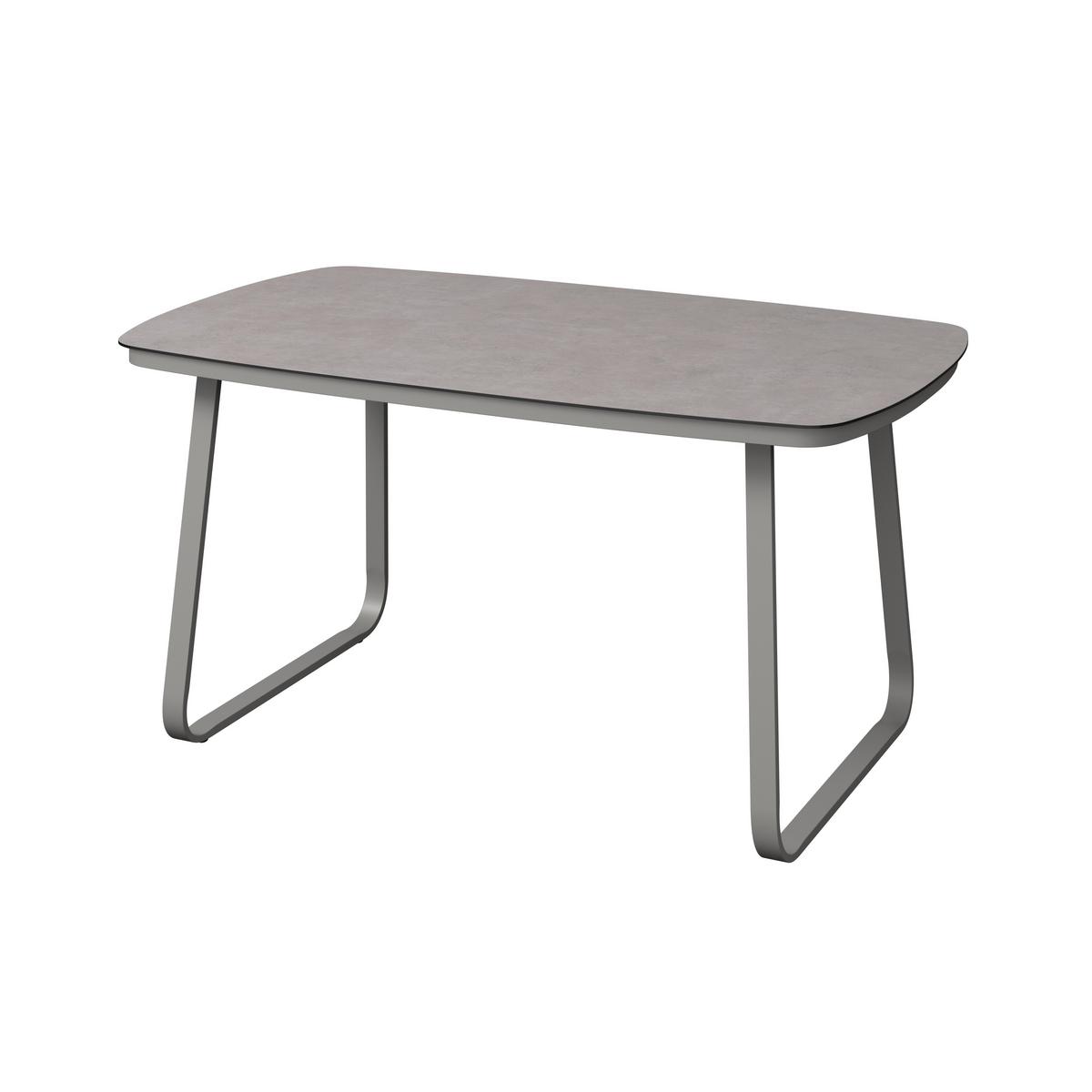 LOUNGEGARNITUR AUCKLAND - Beige/Creme, MODERN, Glas/Textil (242/195cm) - Beldano
