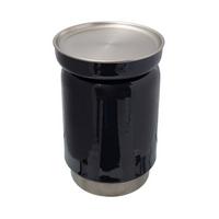 Beistelltisch Art Deco Anthrazit/silberfarben - Anthrazit/Silberfarben, Trend, Metall (32/32/47cm) - Kayoom