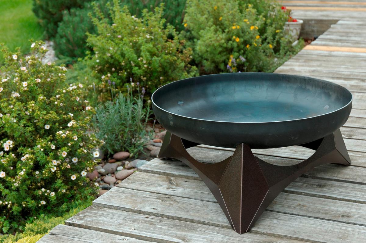 Feuerschale Arka M Kupfer - Rostfarben/Kupferfarben, Basics, Metall (45/45/25cm)