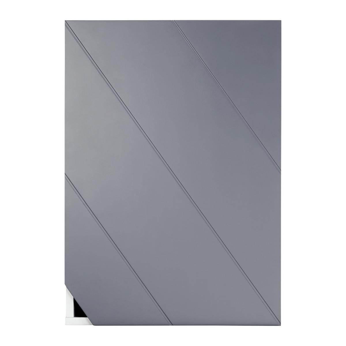 Závesná skrinka ROCCO - sivá/biela, Modern, drevo (42,6/60/20cm) - Bessagi Home