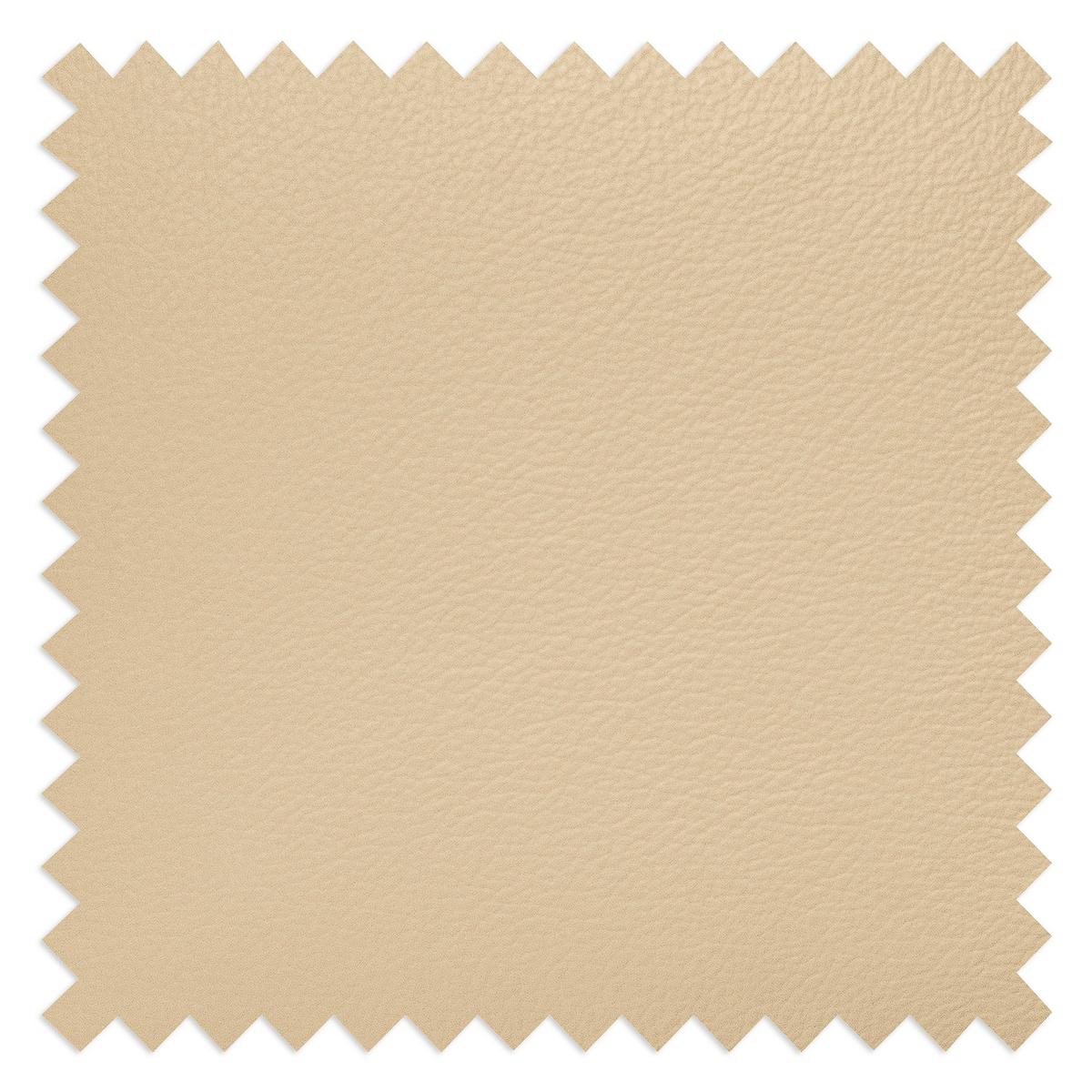 Ecksofa Bretania, Beige S: 300x113 cm - Beige/Schwarz, Design, Leder/Textil (300/113cm) - Livetastic