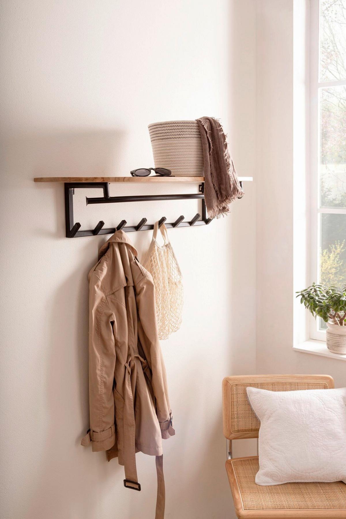 GARDEROBE Akaziefarben B: 100cm - Akaziefarben, Design, Holz (100/30/20cm) - Livetastic