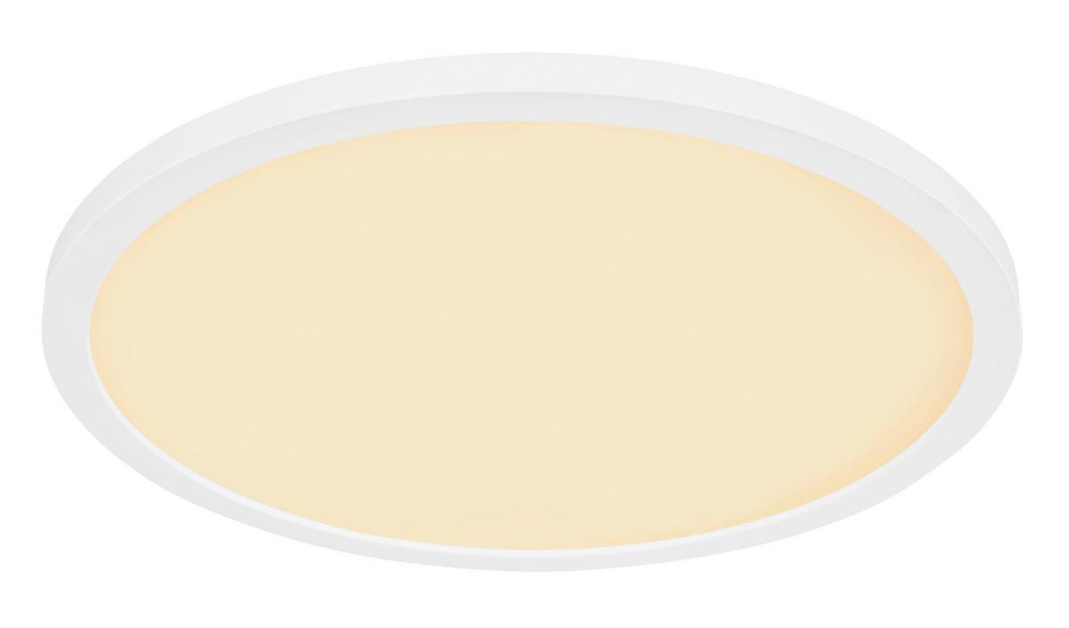 Bad-Deckenleuchte Sapana Ip44 Opal/Weiß Ø 29,4 cm - Opal/Weiß, Basics, Kunststoff (29,4/2,5cm) - Globo