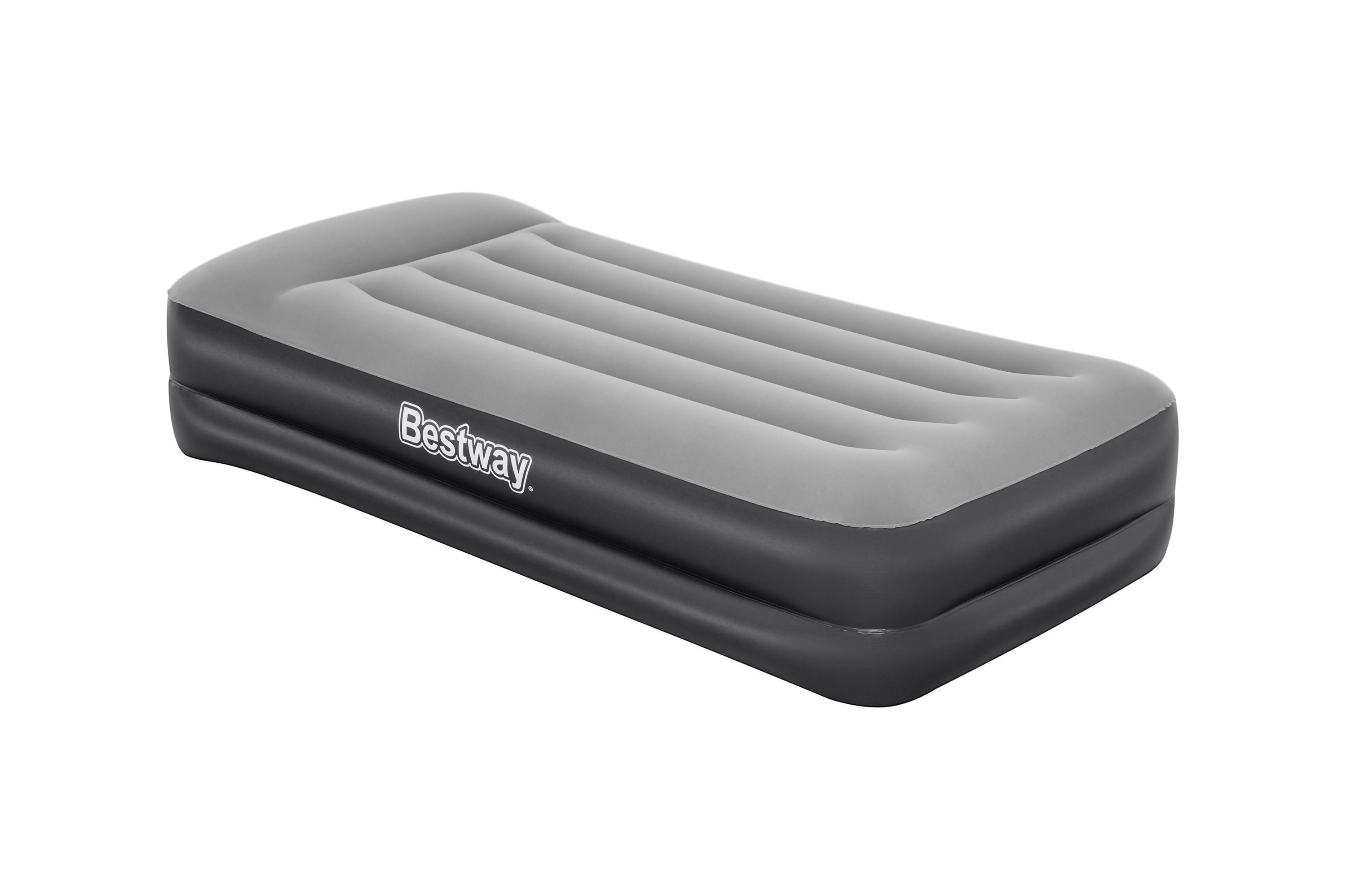 Luftmatratze Tritec Airbed Twin 191x97x46 cm bis 150 kg - Schwarz/Grau, MODERN, Kunststoff (191/97/46cm) - Bestway