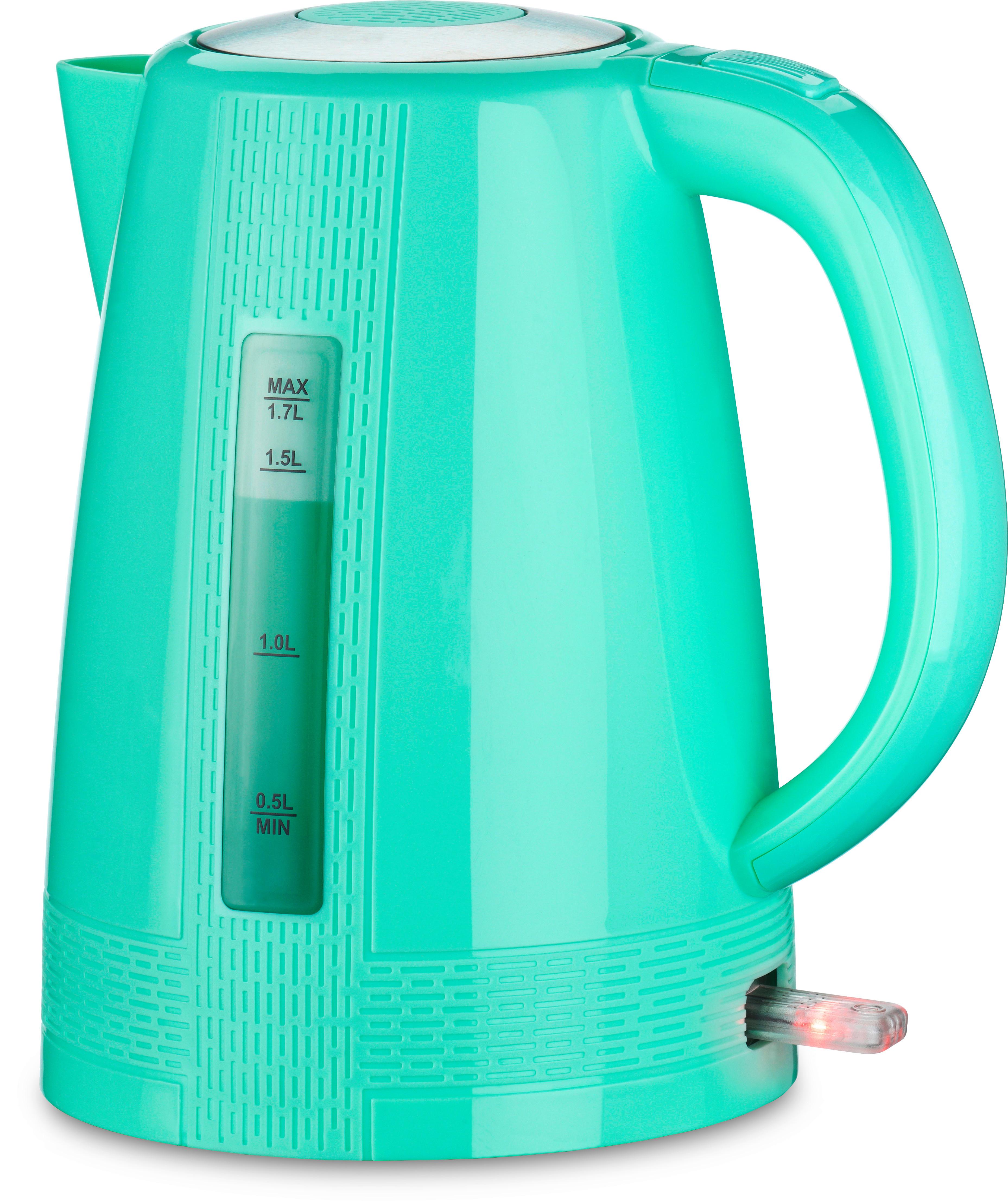 Wasserkocher Mintgrün Kunststoff 1,7 L 2200 W - Mintgrün, MODERN, Kunststoff (16/22/24cm)