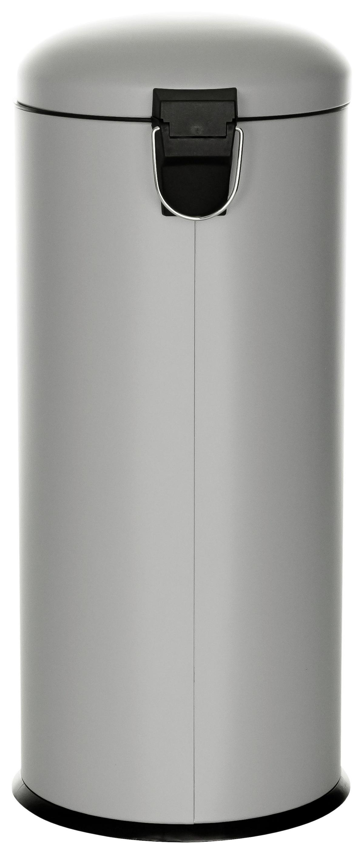 Abfallsammler Clean Viii - Schwarz/Grau, Basics, Kunststoff/Metall (30/69/30cm) - MID.YOU
