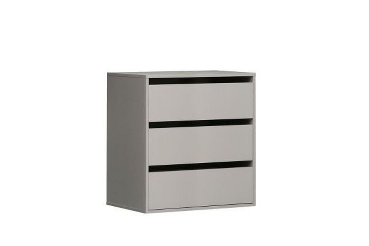 SADA ZÁSUVIEK TWTK24/A06 - sivá, Lifestyle, kompozitné drevo (98,7/70,6/39,6cm)