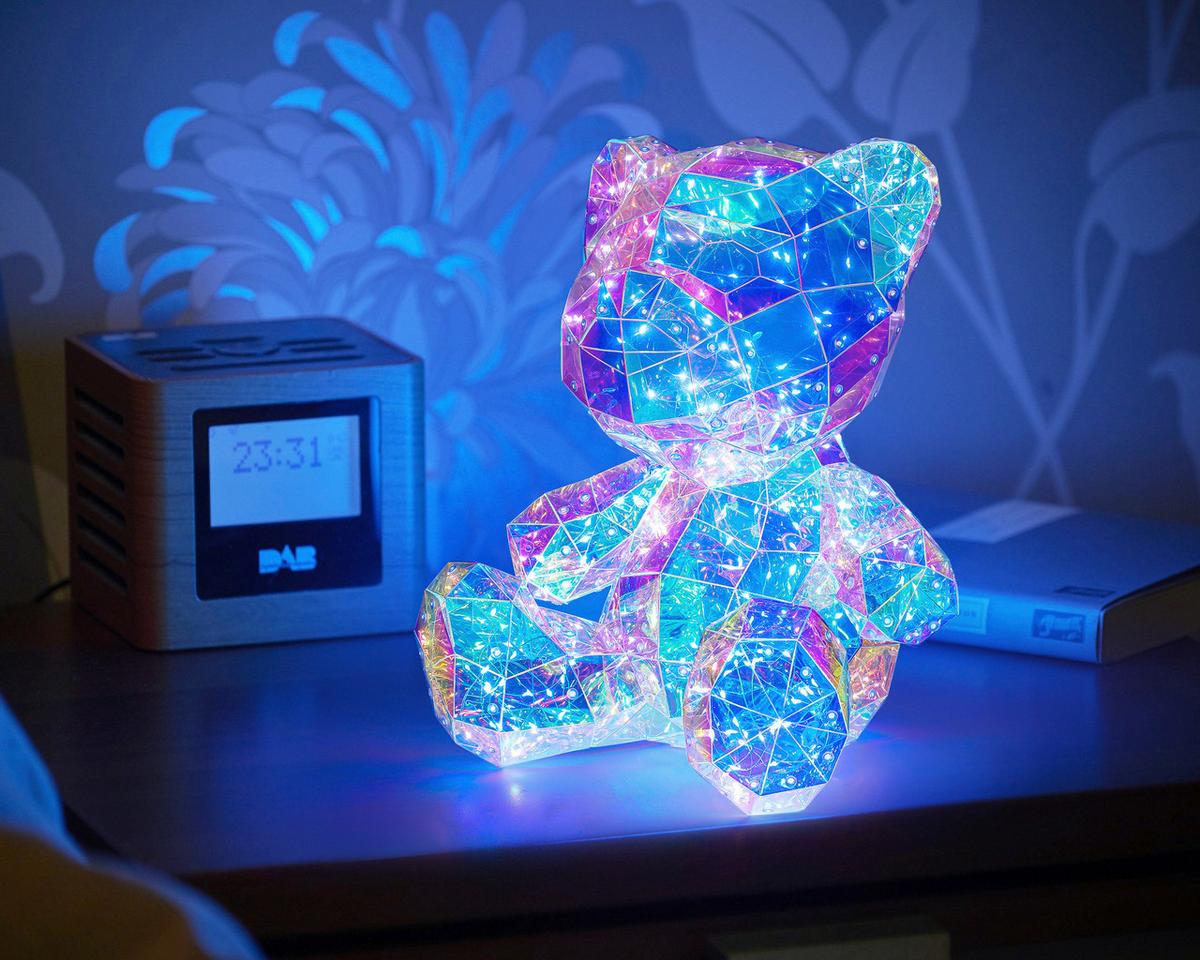 DEKORAČNÍ LED SVÍTIDLO BERLI - průhledné, Konvenční, plast (19/20/25cm) - Modern Living