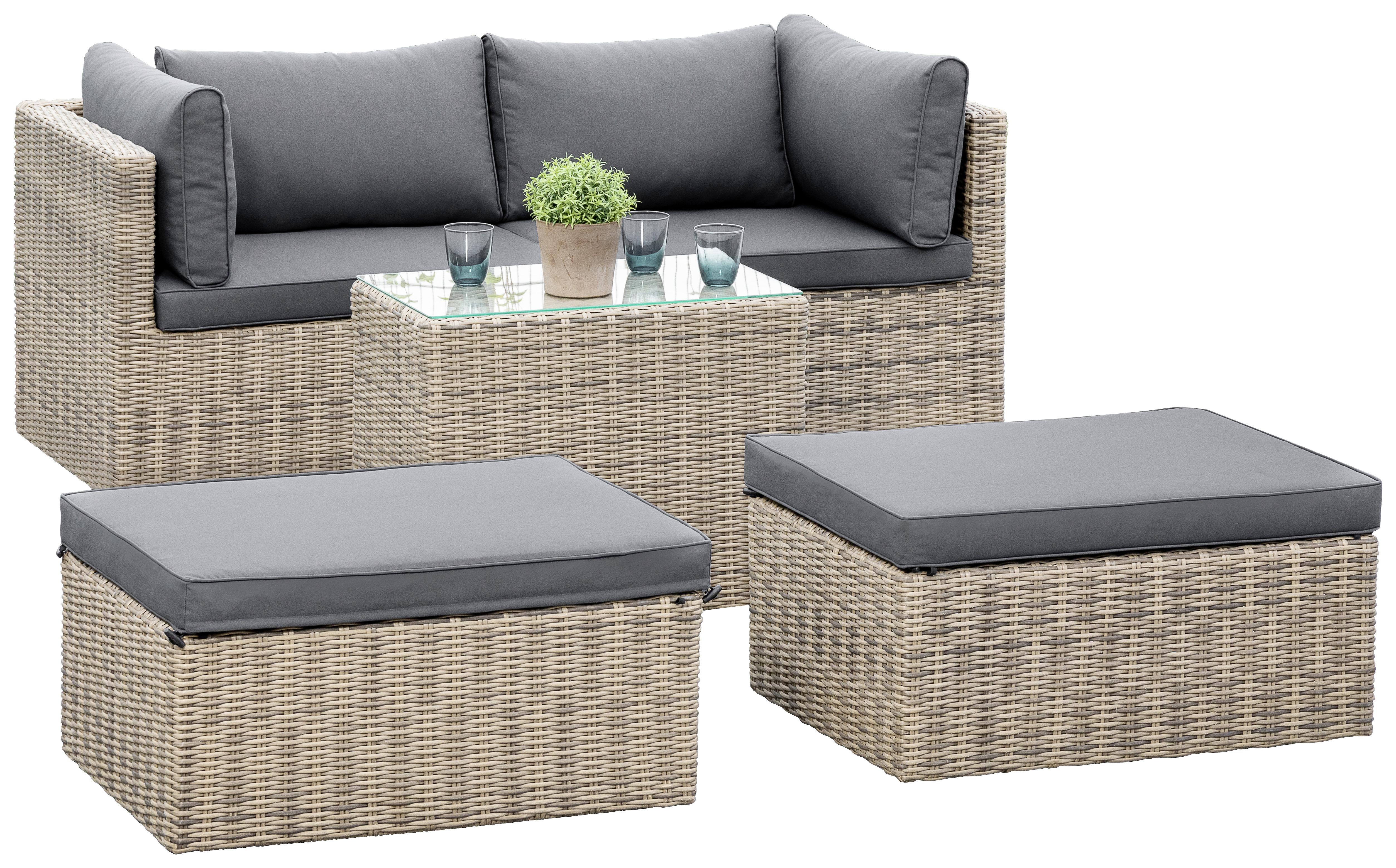 4-teilige Loungegarnitur LICOSA
