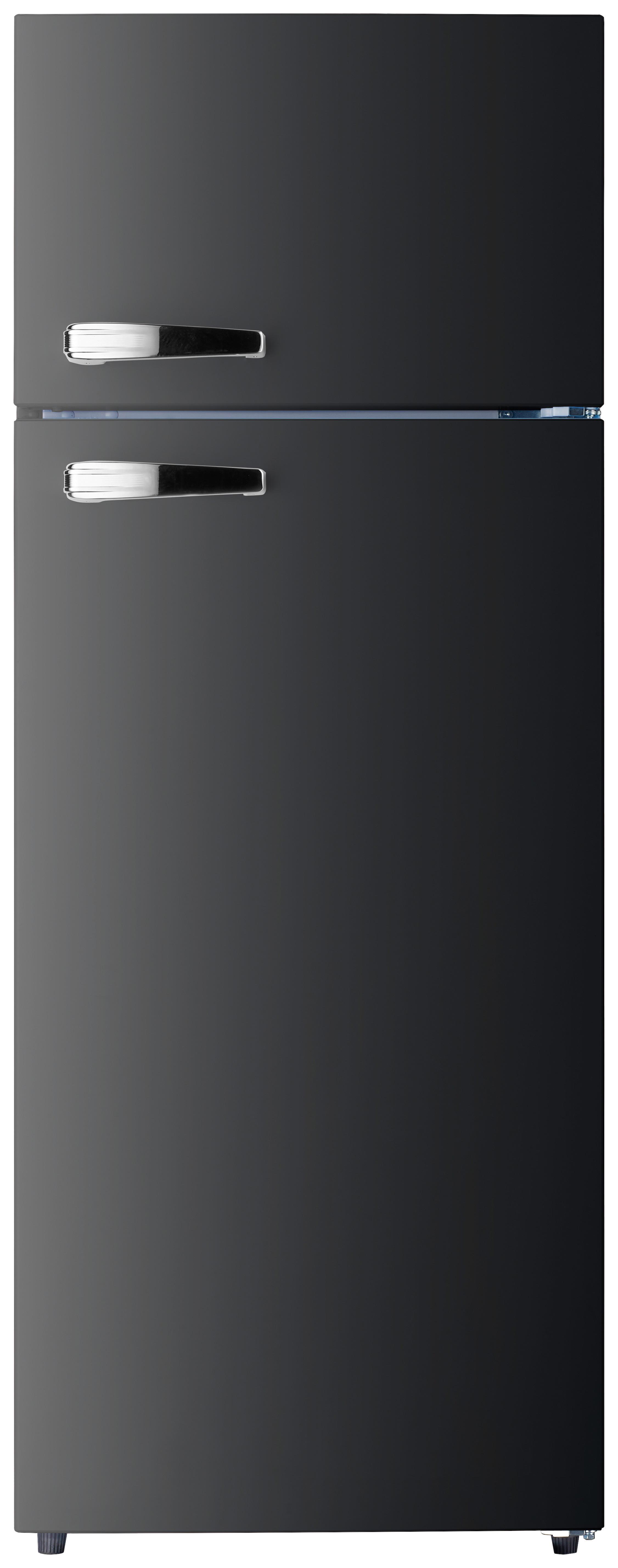 Kühl-Gefrier-Kombination Gk210-2 Sb - Schwarz, Trend, Kunststoff/Metall (54/143/54,5cm) - PKM