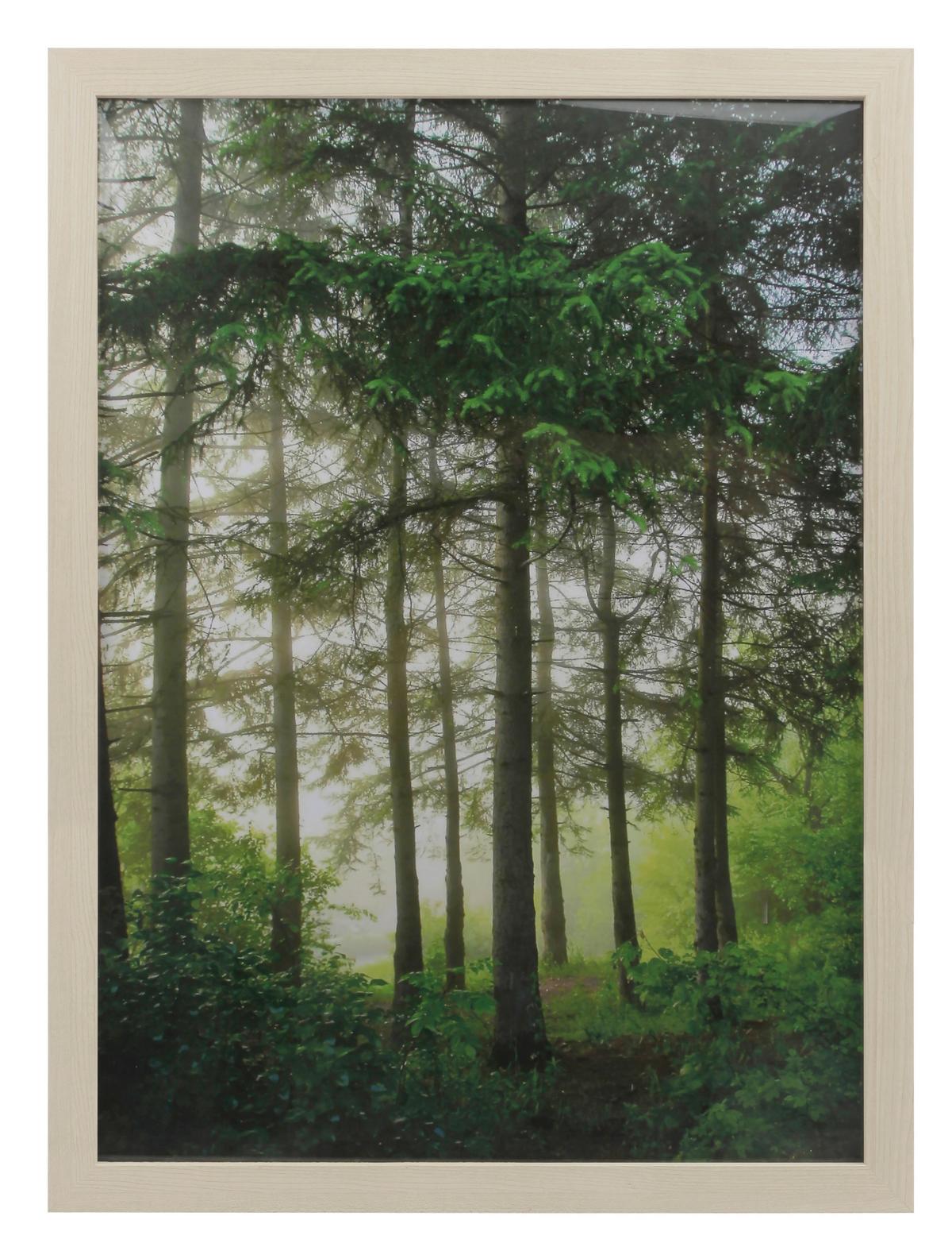 Bilderrahmen Martha - Tannenholzfarben, KONVENTIONELL, Glas/Holz (55/75cm) - Luca Bessoni