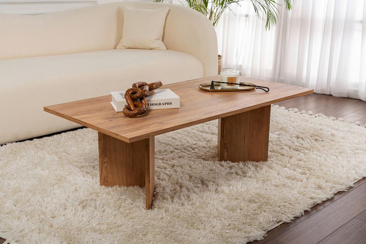 Couchtisch Sabin Pinienfarben B: 119cm - Pinienfarben, Design, Holzwerkstoff (119/40/60cm) - MID.YOU