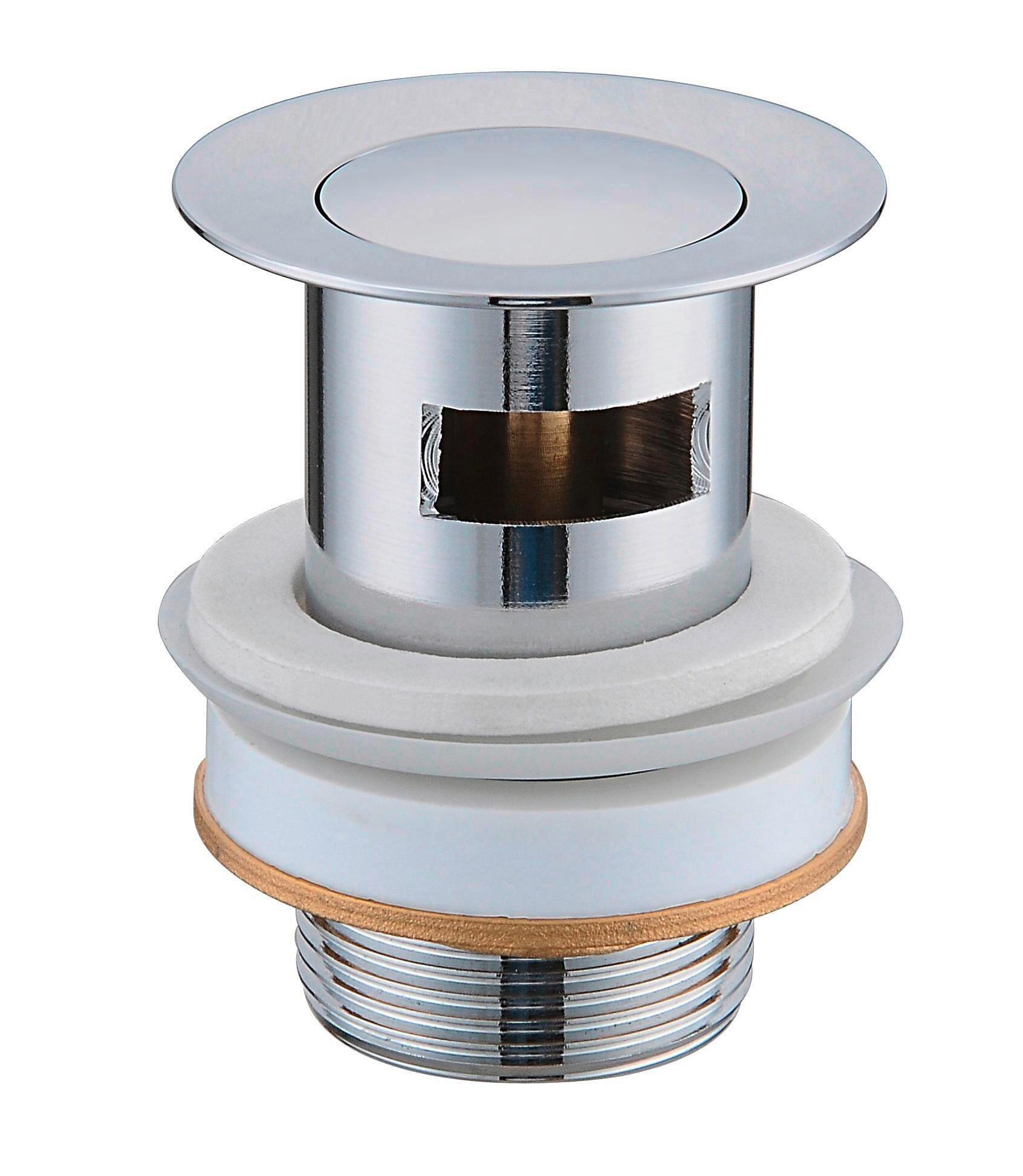 Excentergarnitur Press Exzenter Chrom - Chromfarben, KONVENTIONELL, Metall (6,2cm) - Schütte