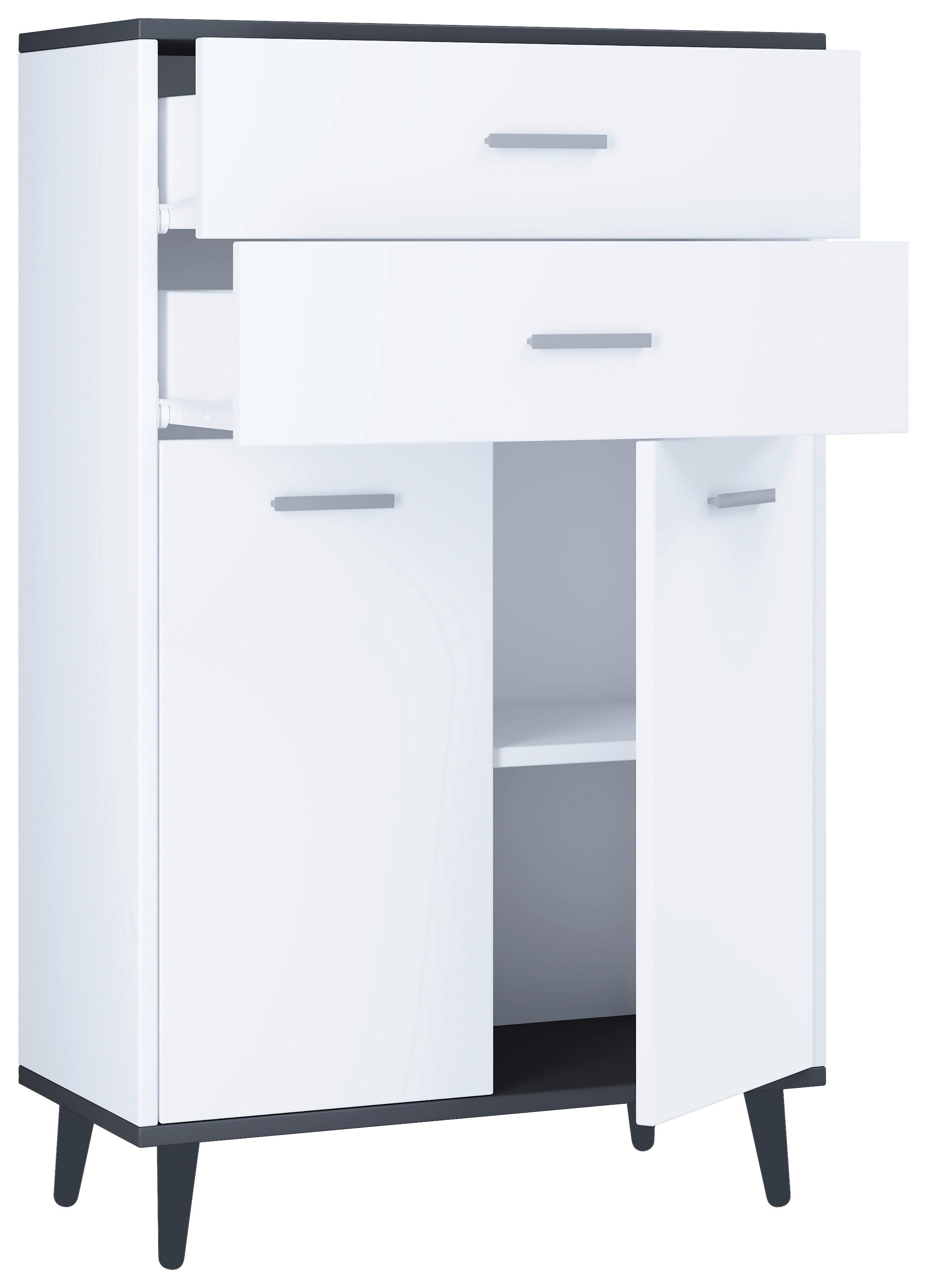 Highboard Lindas Weiß B: 60 cm