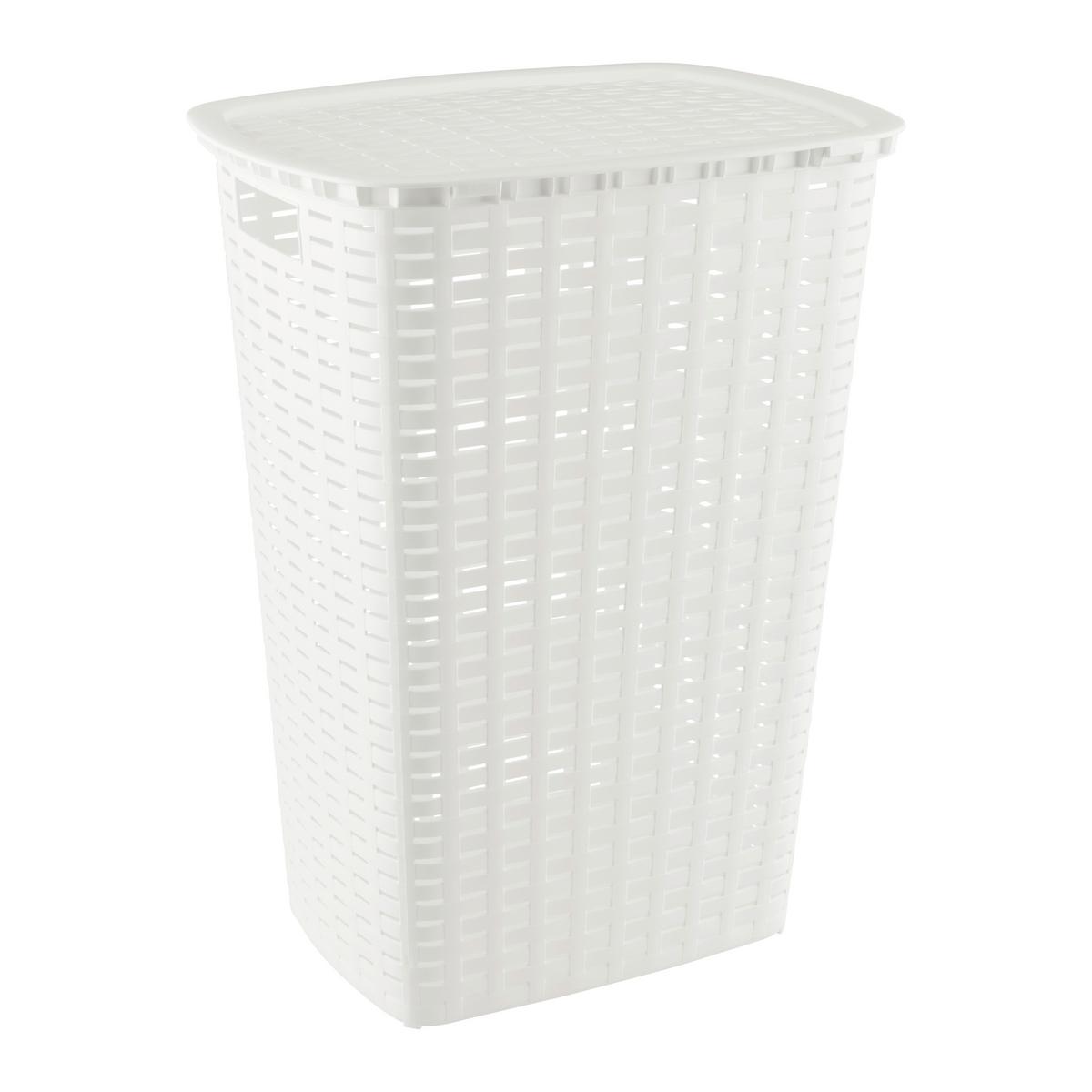 Nádoba na bielizeň ANNA - biela, Konventionell (45/60/34cm) - Mömax