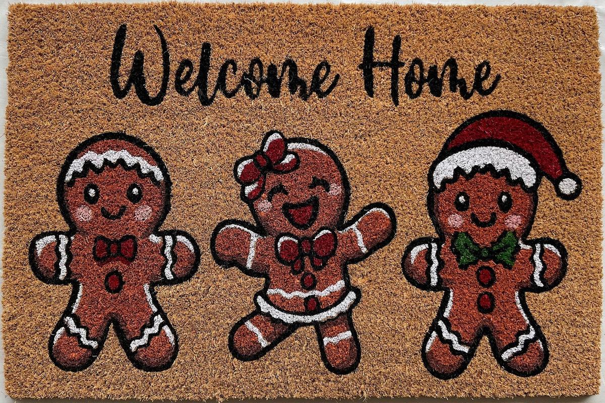 DVEŘNÍ ROHOŽKA LEBKUCHEN - vícebarevná, Konvenční, plast/přírodní materiály (40/60cm) - Mömax