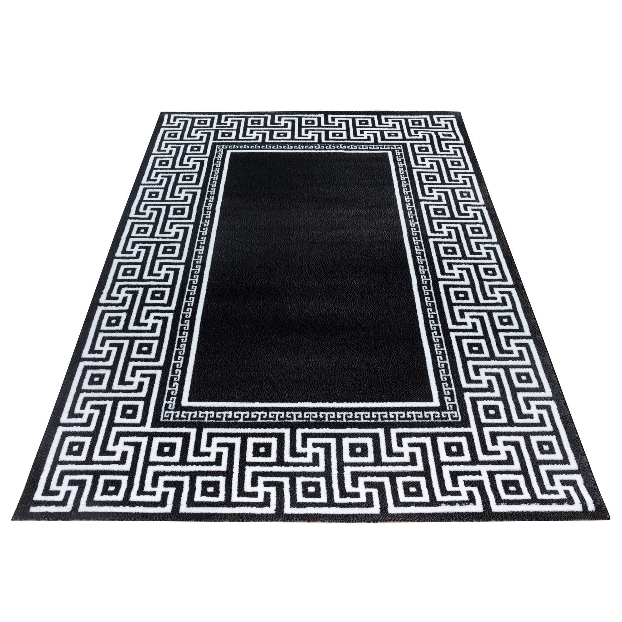Flachwebteppich Parma - Schwarz, Design, Textil (240/340cm) - Novel