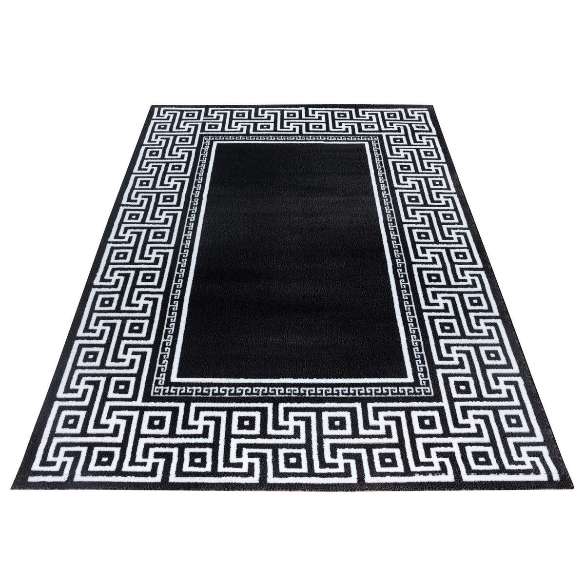 Flachwebteppich Parma - Schwarz, Design, Textil (240/340cm) - Novel