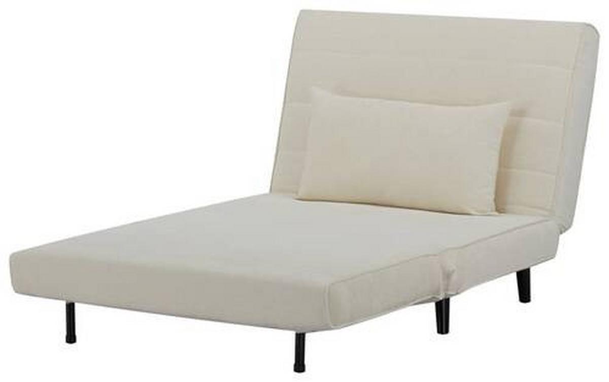 Rozkladacie kreslo NIGHT 100, béžový menčester - čierna/béžová, Modern, drevo/textil (101/81/90cm) - Mömax
