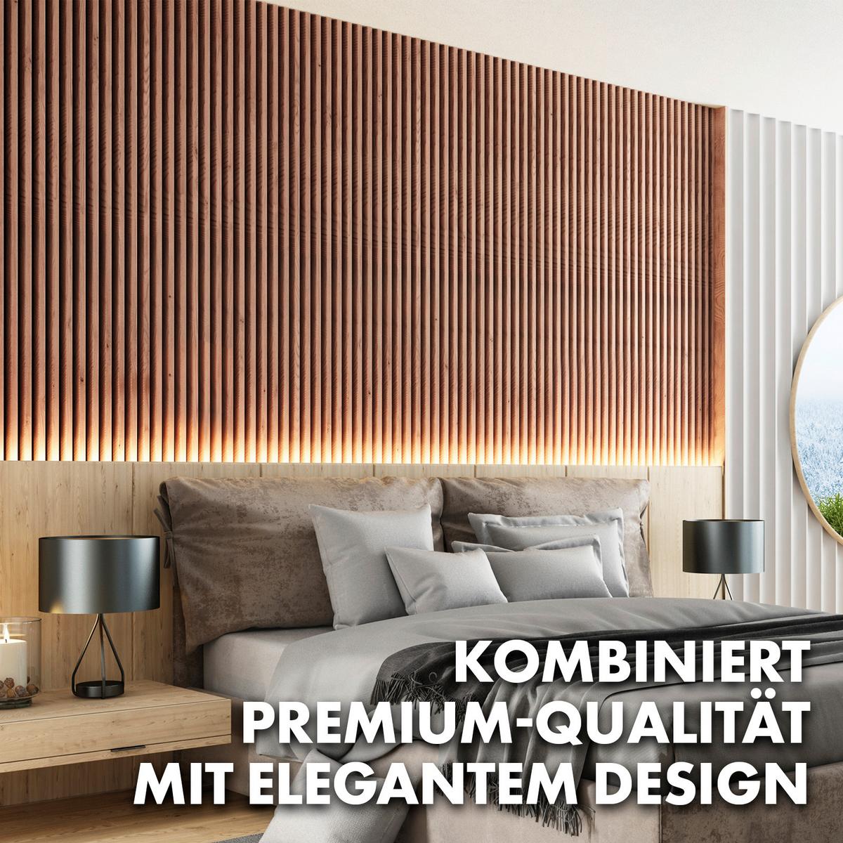 Akustikpaneel Akustikpaneel - Eichefarben, Basics, Holzwerkstoff (60/118cm)