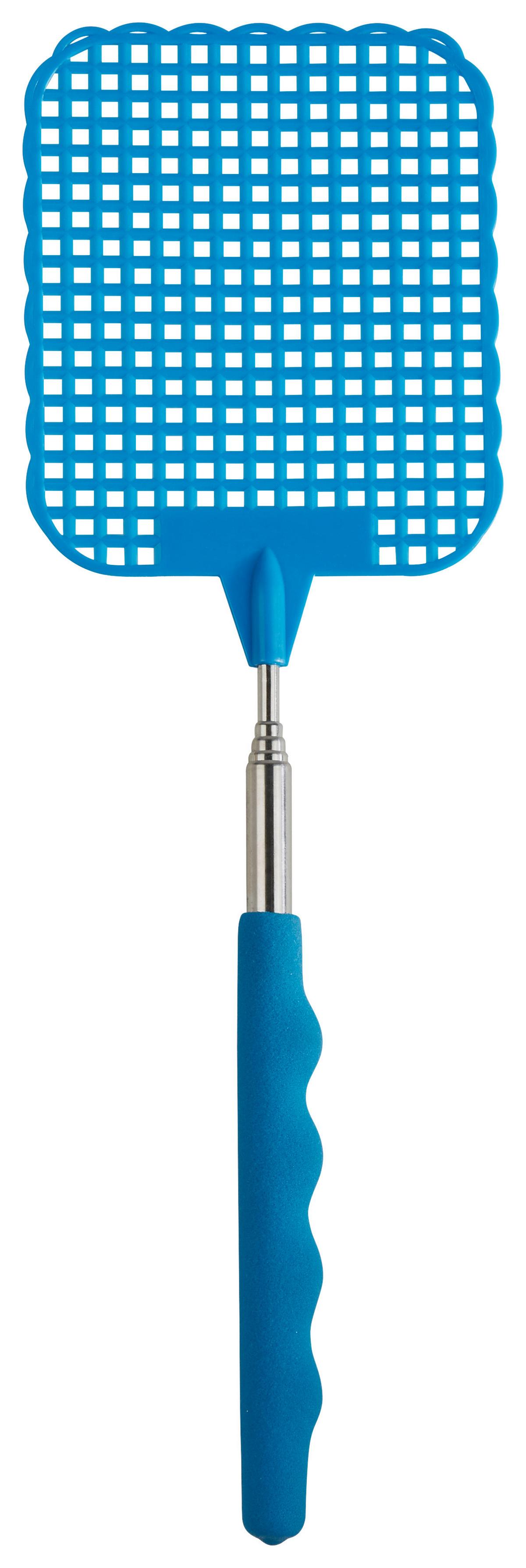 Fliegenklatsche Willi Farbl. Sort. L: 26-71 cm - Blau/Rot, Basics, Kunststoff/Metall (8/26-71cm) - Homezone