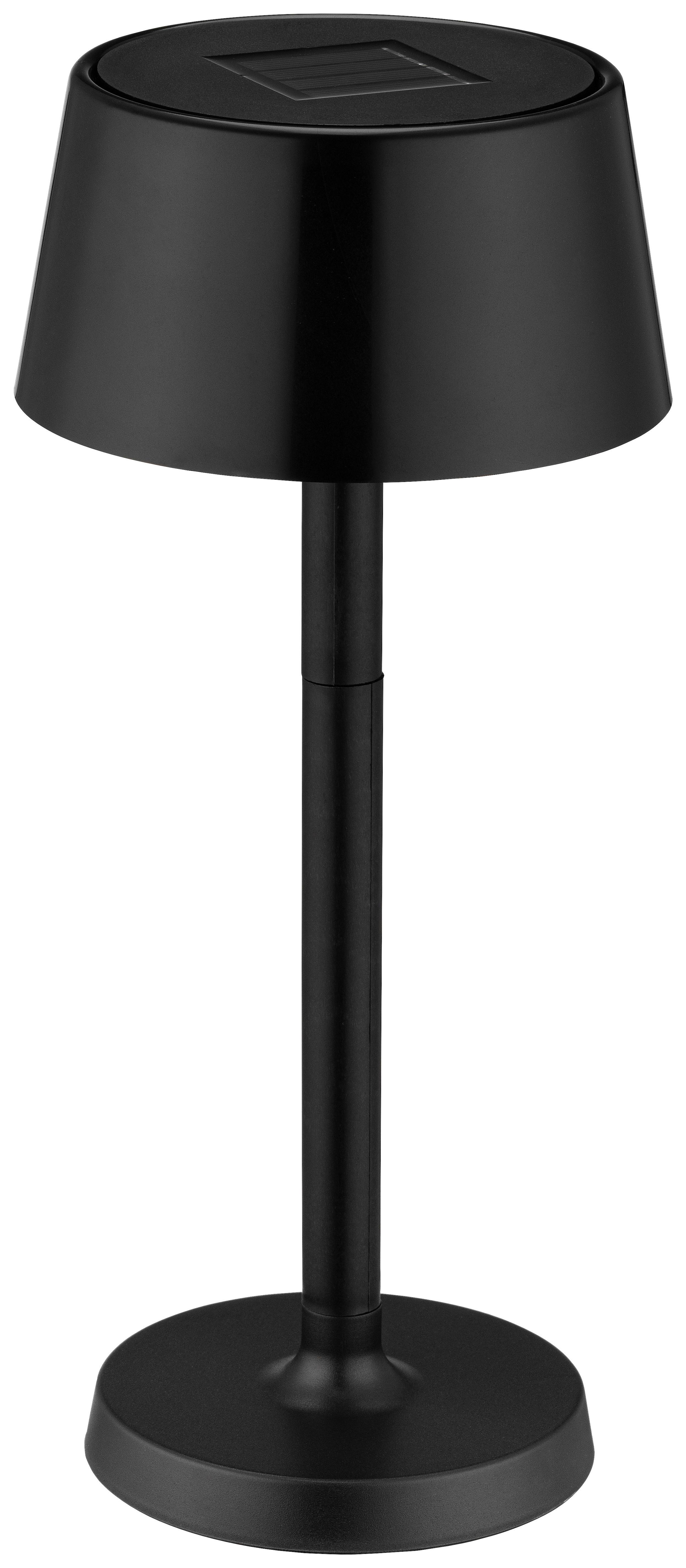 Solarleuchte, 2700k Donatella - Schwarz, Basics, Kunststoff (12/27,5cm) - Homezone